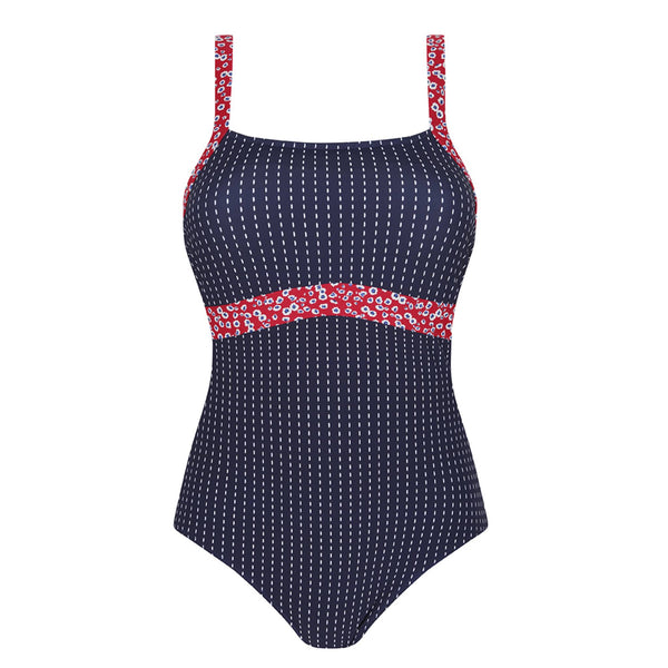 Algarve One-Piece Swimsuit - navy / multi