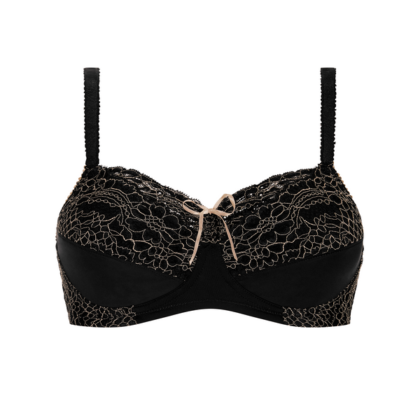 Alina Non-wired Bra - Black/sand