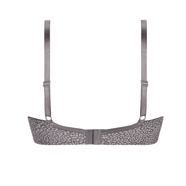 Bliss Non-wired Padded Bra - Dark grey/light grey