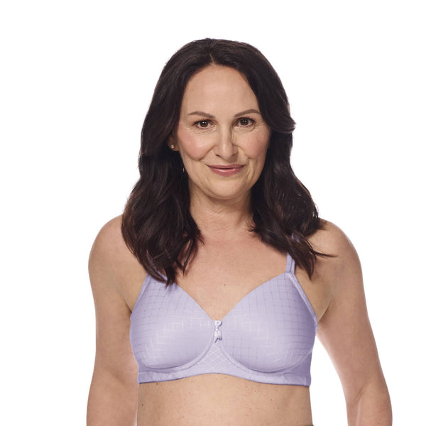 Cara Non-Wired Padded Bra - lavender