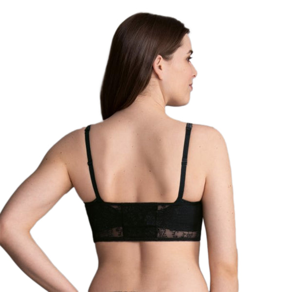 Fleur Lace Bandeau Top - Black