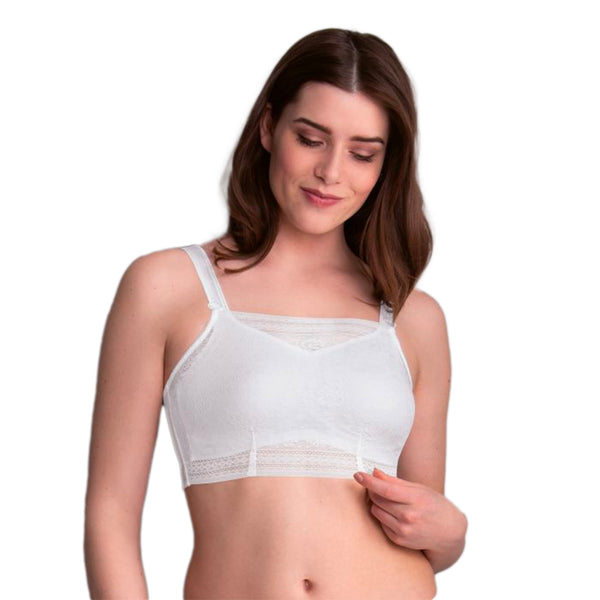 Fleur Lace Bandeau Top - White