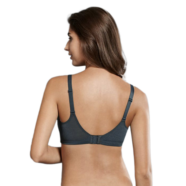 Fleur Wire-free Mastectomy Bra - Anthracite
