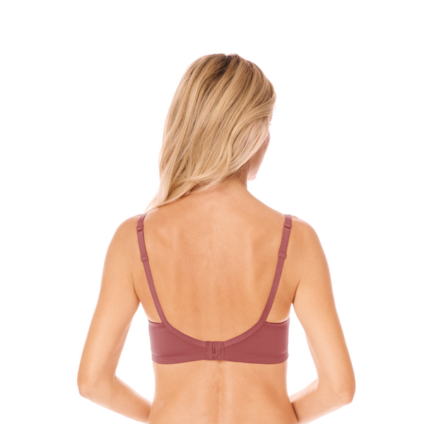 Ivy Non-wired Padded Bra - Sparkly rouge