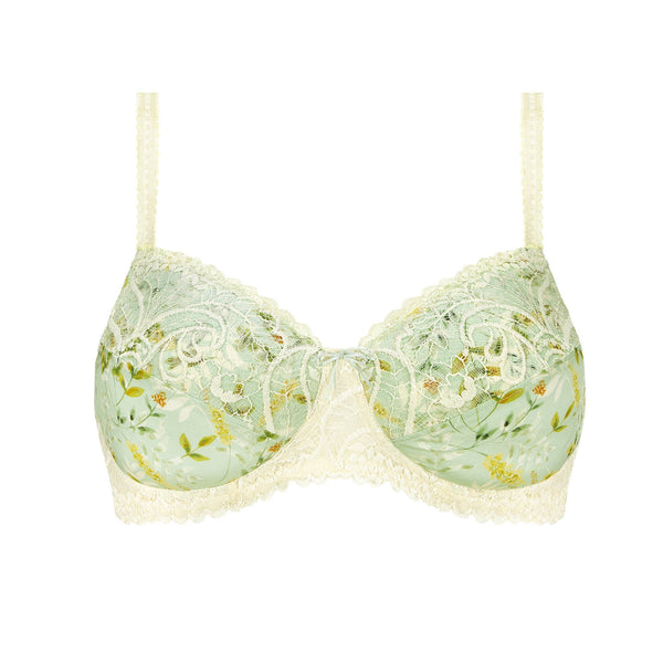 Kalina Non-Wired Padded Bra - mint / multi