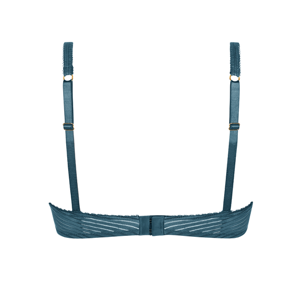 Karolina Underwired Bra - dark teal/sand