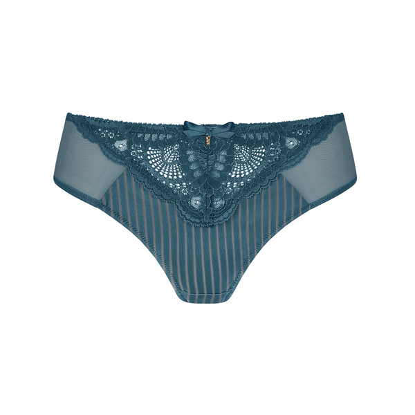 Karolina Brief - Dark teal/sand