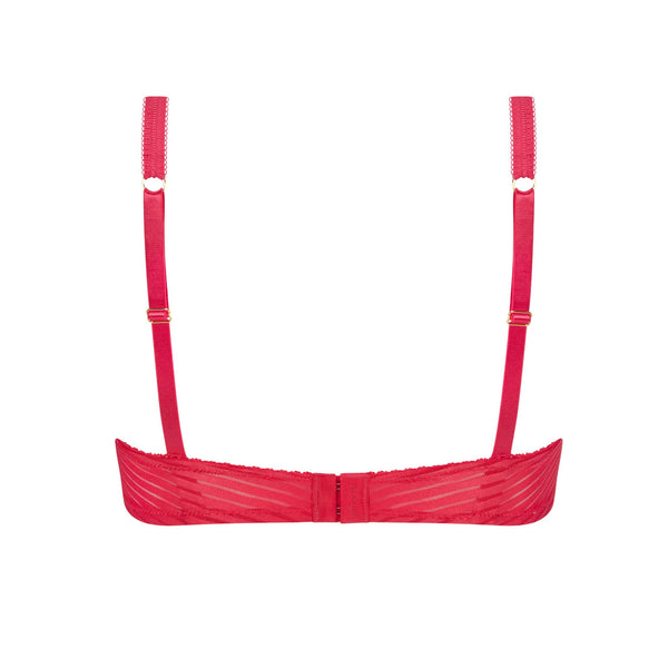 Karolina Non-Wired Padded Bra - hot pink / sand