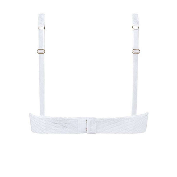 Karolina Padded Non-Wired Bra - White/Light Nude