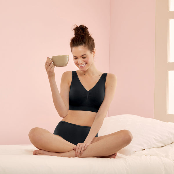 Lotta Seamless Mastectomy Bra - Black