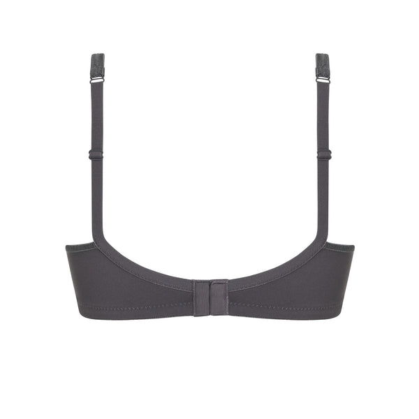 Mara Non-Wired Padded Bra - Dark Grey