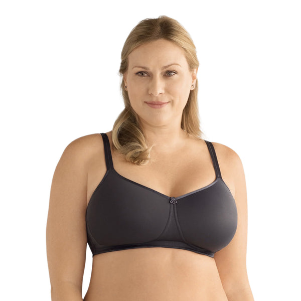 Mara Non-Wired Padded Bra - Dark Grey