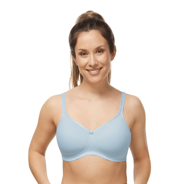 Mara Non-wired Padded Bra - Light Blue