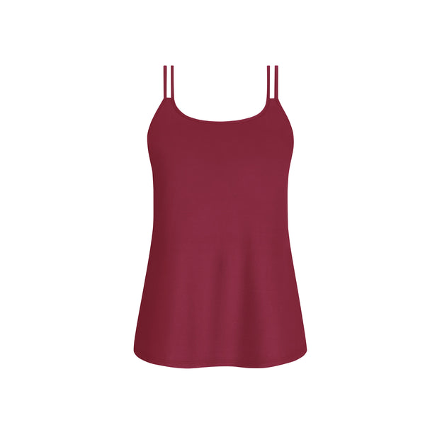 Valletta Top - Burgundy