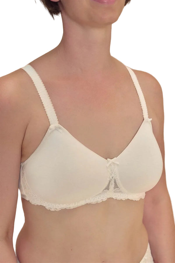 Floria Non-Wired Padded Bra - off white
