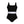 Alva – Mastectomy swimsuit - Black