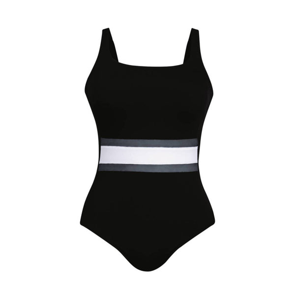 Alva – Mastectomy swimsuit - Black