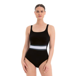 Alva – Mastectomy swimsuit - Black