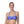 Azores Non-Wired Bandeau Bikini Top - royal blue / white