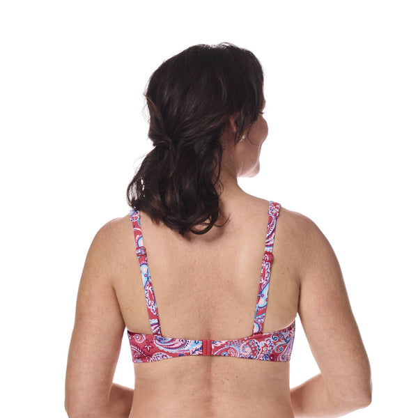 Barbados Non-Wired Bra Top - hot pink / multi