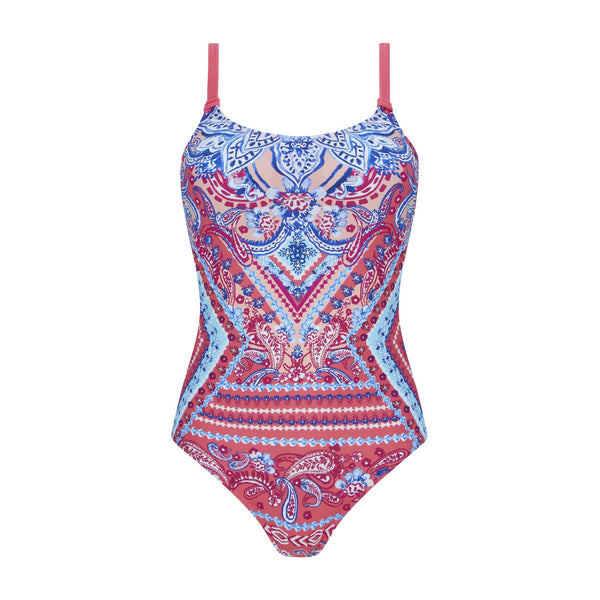 Barbados One-Piece Swimsuit - hot pink / multi