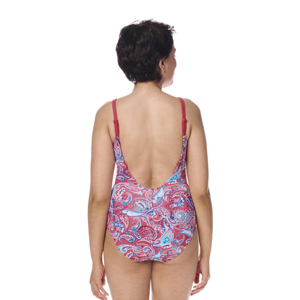 Barbados One-Piece Swimsuit - hot pink / multi