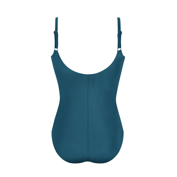 Crete One-Piece Swimsuit - jade/sand