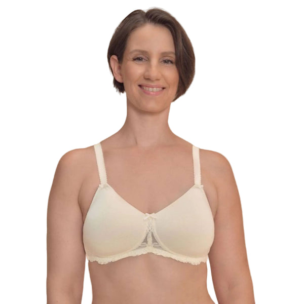 Floria Non-Wired Padded Bra - off white