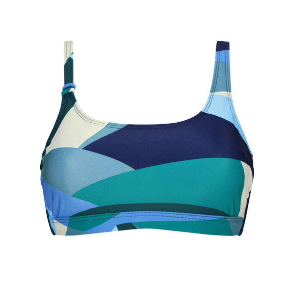 Lisbon Non-Wired Bra Top - jade / multi