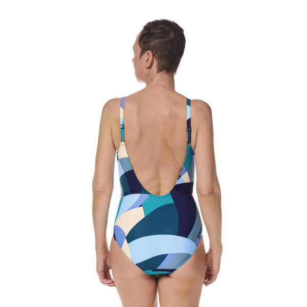 Lisbon One-Piece Swimsuit - jade / multi