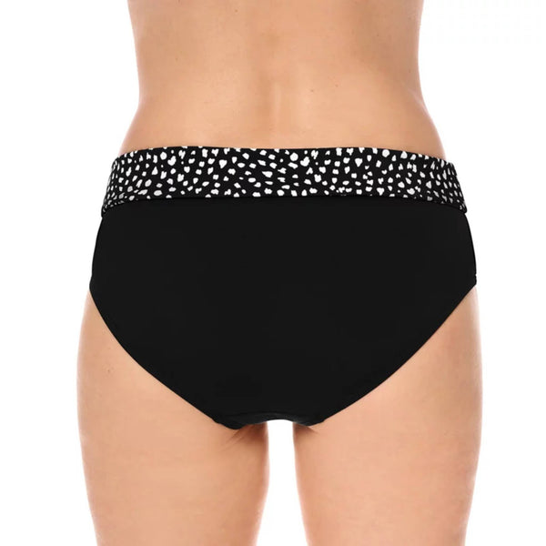Manila High-Waist Bikini Bottoms - Black