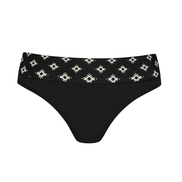 Palermo High-Waist Briefs - black / off-white