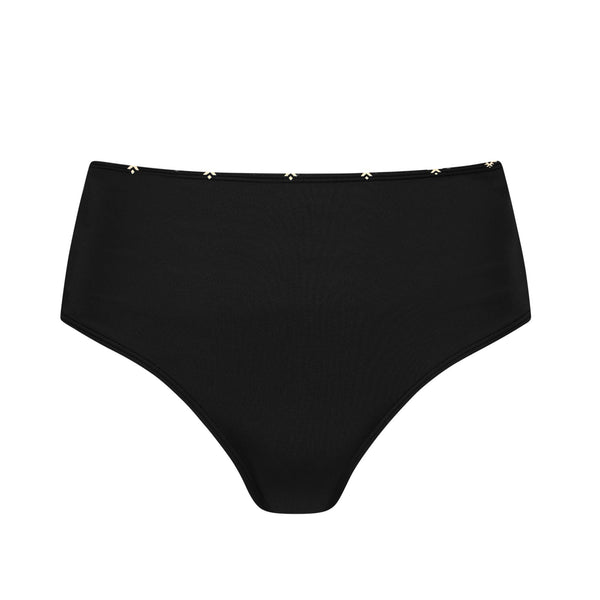 Palermo High-Waist Briefs - black / off-white