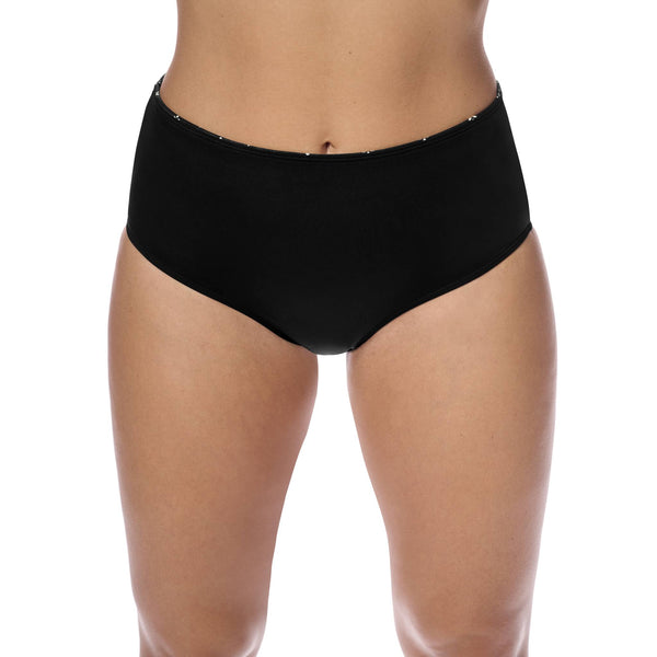 Palermo High-Waist Briefs - black / off-white