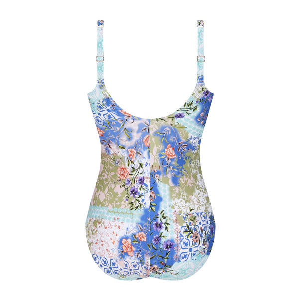 Paxos One-Piece Swimsuit - blue / multi