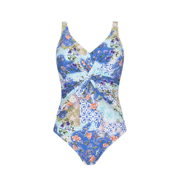 Paxos One-Piece Swimsuit - blue / multi