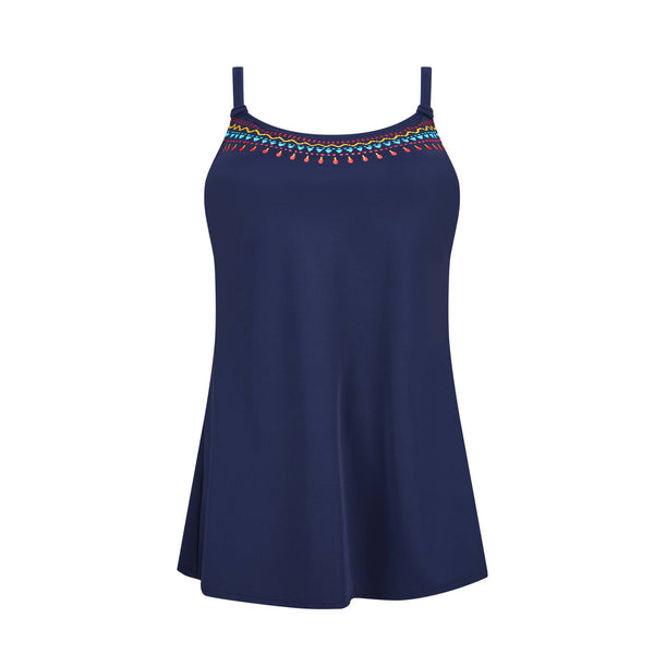 Thassos Swimdress - navy / multi