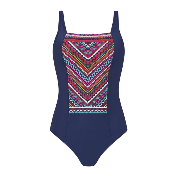 Thassos Swimsuit - navy / multi